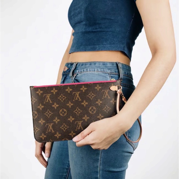 Authentic Louis Vuitton Limited Edition Ramages Neverfull MM Pochette / Clutch - Picture 9 of 11
